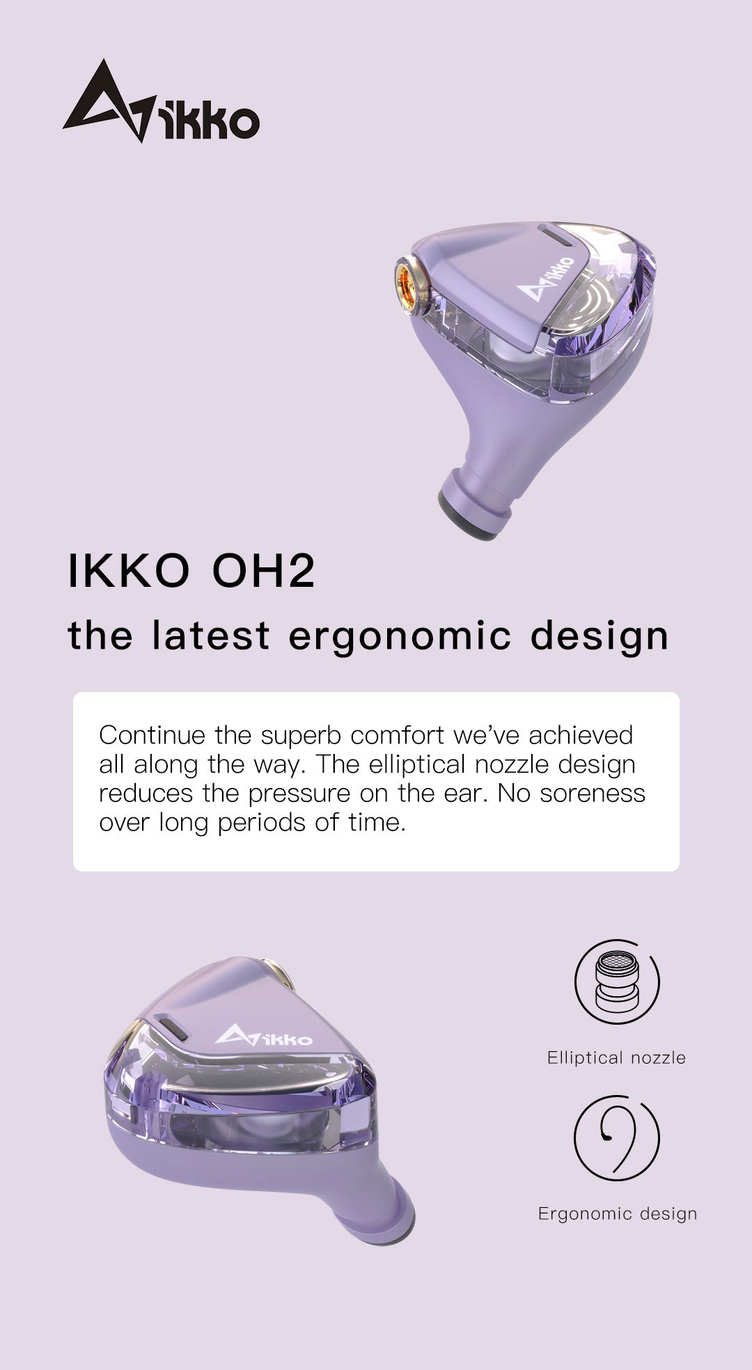 IKKO OH2 in-Ear Monitor Earphones